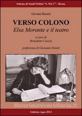 Cover of Verso Colono Elsa Morante e il teatro